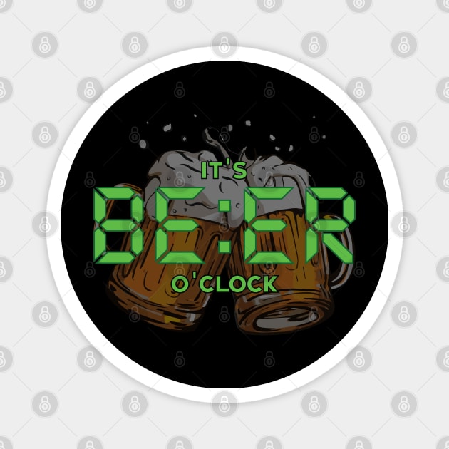 It's BEER o'clock Magnet by ddesing